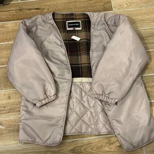 North Bay Women’s lined waterproof jacket in mauve/taupe-so beautiful and warm!